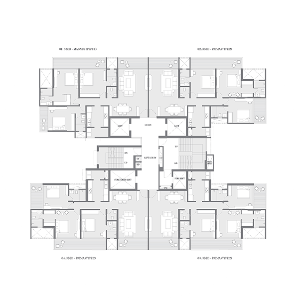 Tower C - First Floor Plan